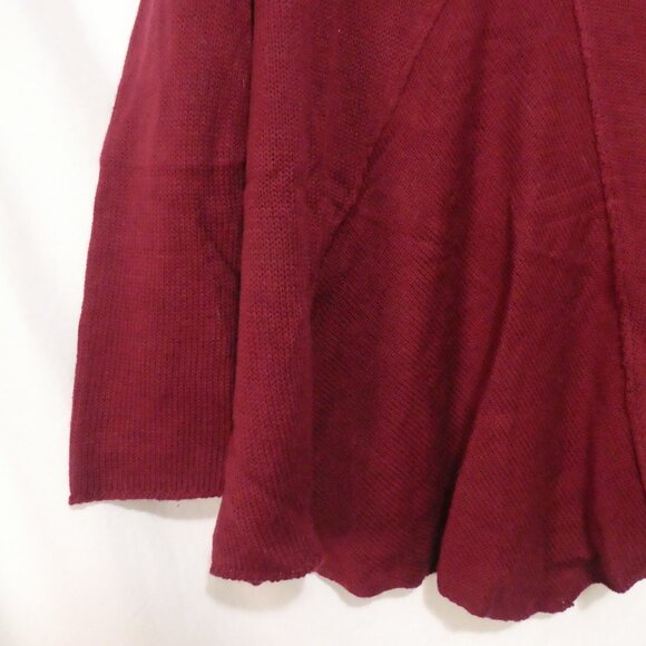 CUPIO | large | Burgundy Acrylic Cowl Neck Sweater - Picture 6 of 12